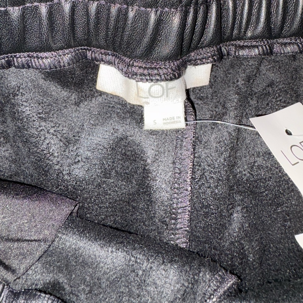 Imitation leather pants